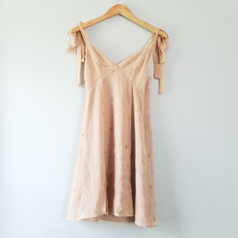 Privacy Please Star Print Dress Mini size Small